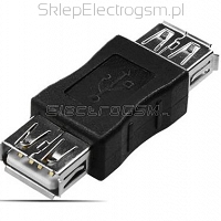 Przejściówka - Łącznik USB A żeński z dwóch stron