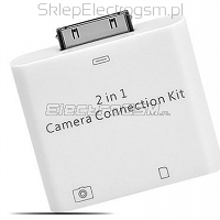Adapter USB iPad Czytnik Kart Pamięci + USB